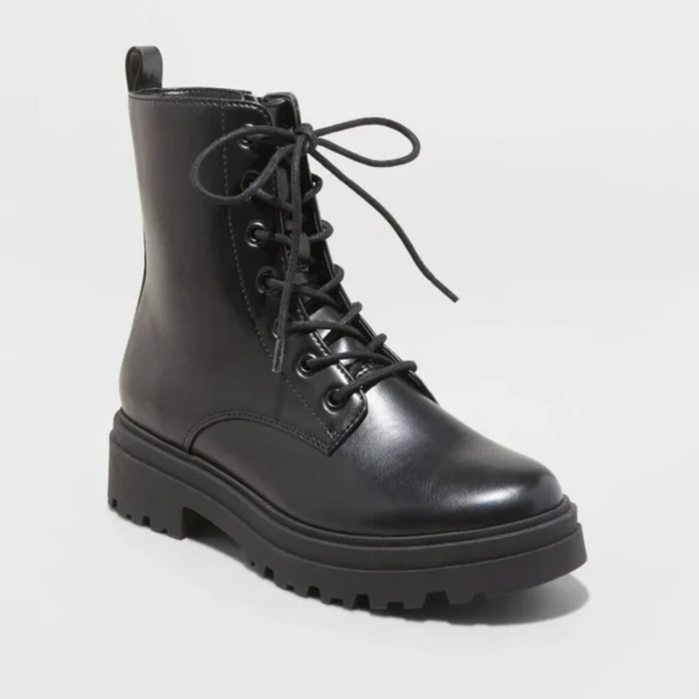 Women's Bridget Combat Boots - A New Day - 8
